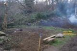 digging over the garden les guis virlet pionsat puy de dome auvergne france janvier january 2008 copyright free photo royalty free photo