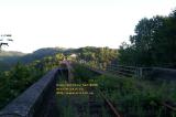 gorges de la sioule viaduc des fades view across to Les Ancizes side combrailles puy de dome auvergne france aout august 2008 copyright free photo royalty free photo