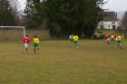 lovely ball across field fc pionsat st hilaire pontaumur football foot french cup coupe de france 18 janvier january 2009 copyright free photo royalty free photo