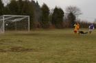 fc pionsat st hilaire good move through the centre and good goal 3-1 le quartier french football foot puy de dome league division 3 ligue trois fevrier february 2009 copyright free photo royalty free photo