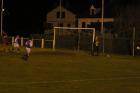 fc pionsat st hilaire free kick into box AS Herment defender heads out for  corner french football foot francais puy de dome league division 4 ligue quatre 21 fevrier february 2009  copyright free photo royalty free photo