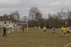 sauret besserve fc pionsat st hilaire attack corner just wide french football foot francais puy de dome league division 3 ligue trois 1 mars march 2009 copyright free photo royalty free photo