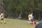 sauret besserve fc pionsat st hilaire go 3-1 up french football foot francais puy de dome league division 3 ligue trois 1 mars march 2009 copyright free photo royalty free photo