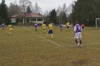 sauret besserve fc pionsat st hilaire french football shot just wide of the post foot francais puy de dome league division 3 ligue trois 1 mars march 2009 copyright free photo royalty free photo