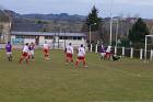 fc pionsat st hilaire free kick AS Riom Portugal keeper brave dive french football foot francais puy de dome league division 3 ligue trois 9 mars march 2009 copyright free photo royalty free photo